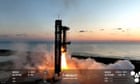 spacex-launches-starship-rocket-and-catches-booster-in-giant-robotic-palms-–-video-–-guardian